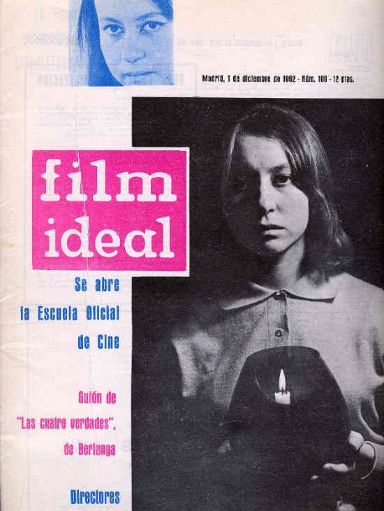 FILM IDEAL magazine side cover Issue 109 1 December 1962
