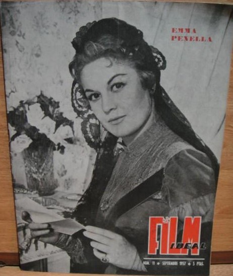 FILM IDEAL magazine side cover Issue 11 September 1957