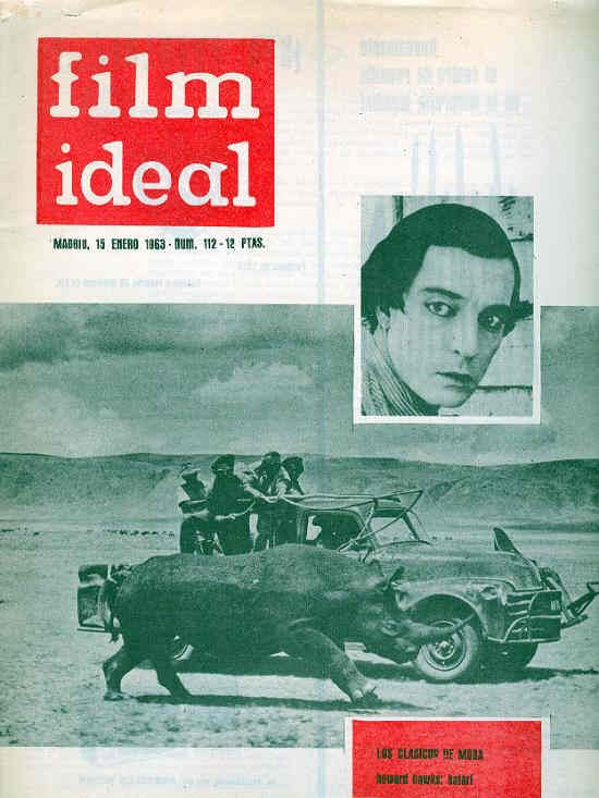 FILM IDEAL magazine side cover Issue 112 15 January 1963