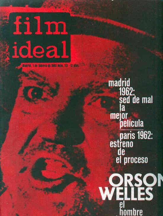FILM IDEAL magazine side cover Issue 113 1 February 1963