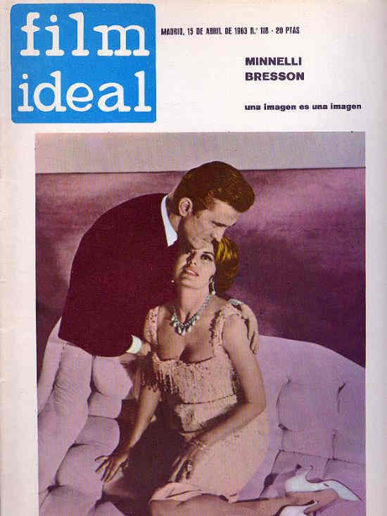 FILM IDEAL magazine side cover Issue 118 15 April 1963