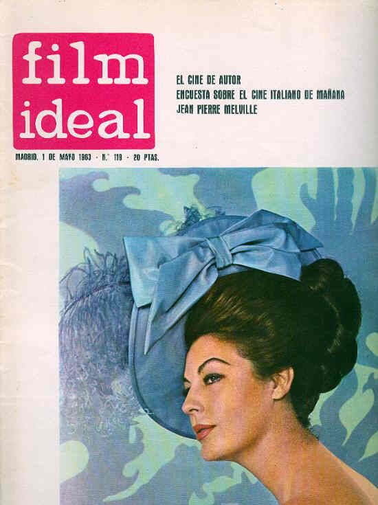 FILM IDEAL magazine side cover Issue 119 1 May 1963