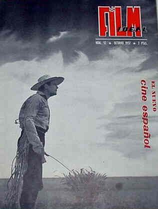 FILM IDEAL magazine side cover Issue 12 October 1957
