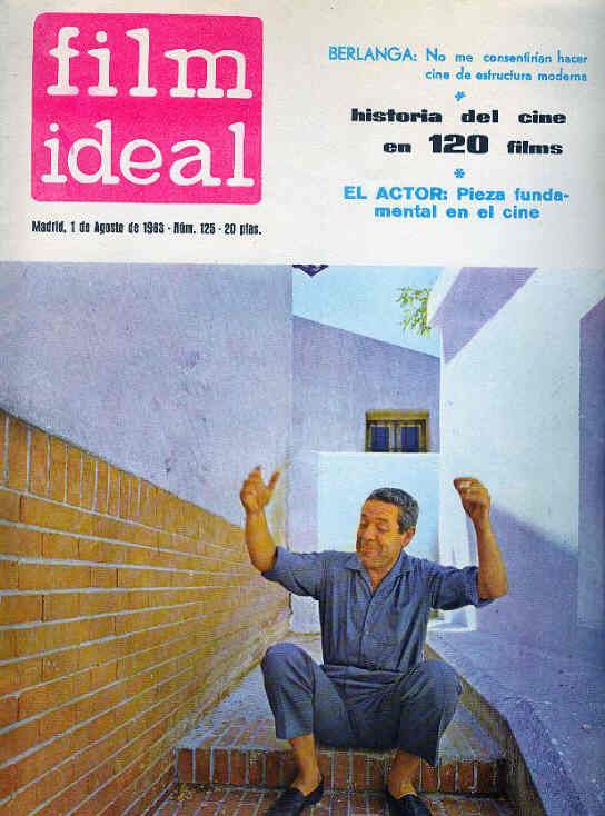 FILM IDEAL magazine side cover Issue 125 1 August 1963