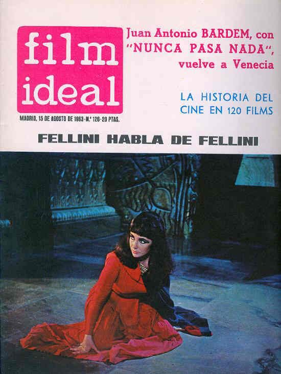 FILM IDEAL magazine side cover Issue 126 15 August 1963
