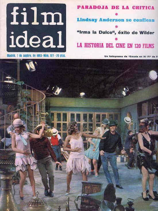 FILM IDEAL magazine side cover Issue 127 1 September 1963