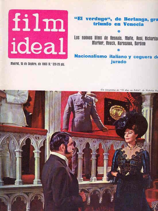 FILM IDEAL magazine side cover Issue 128 15 September 1963