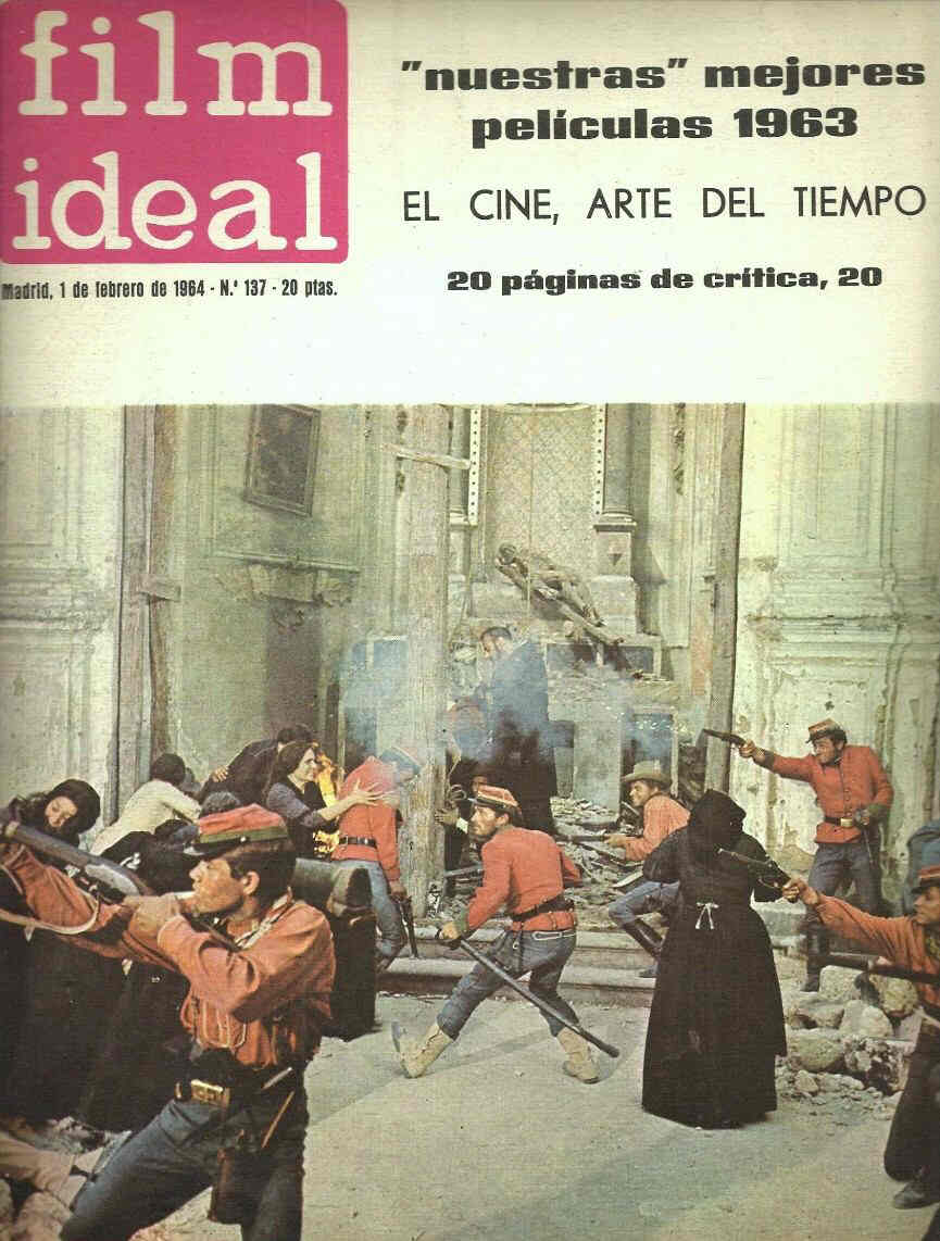 FILM IDEAL magazine side cover Issue 137 1 February 1964