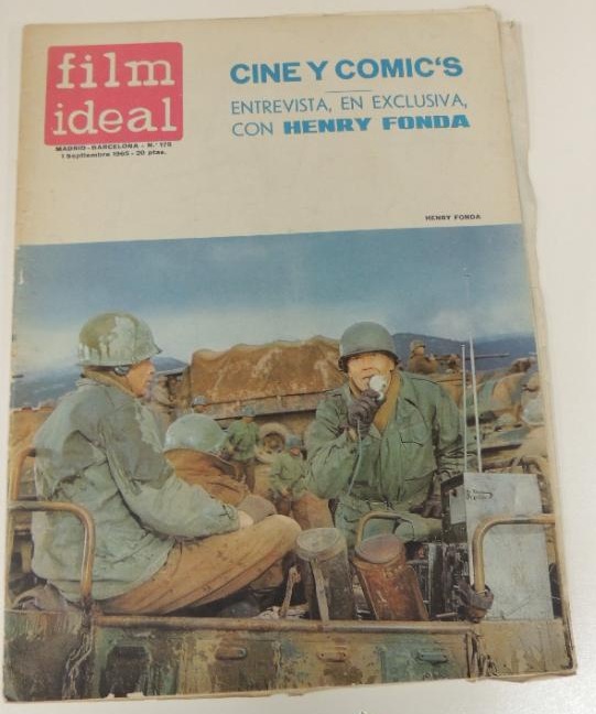 FILM IDEAL magazine side cover Issue 175 1 September 1965