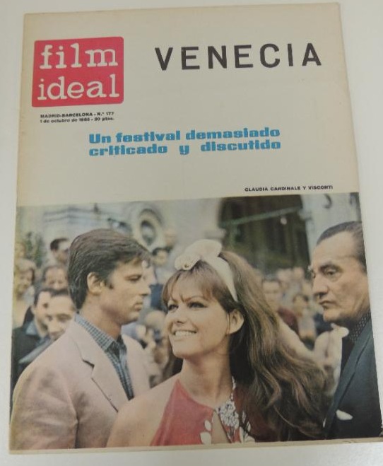 FILM IDEAL magazine side cover Issue 177 1 October 1965