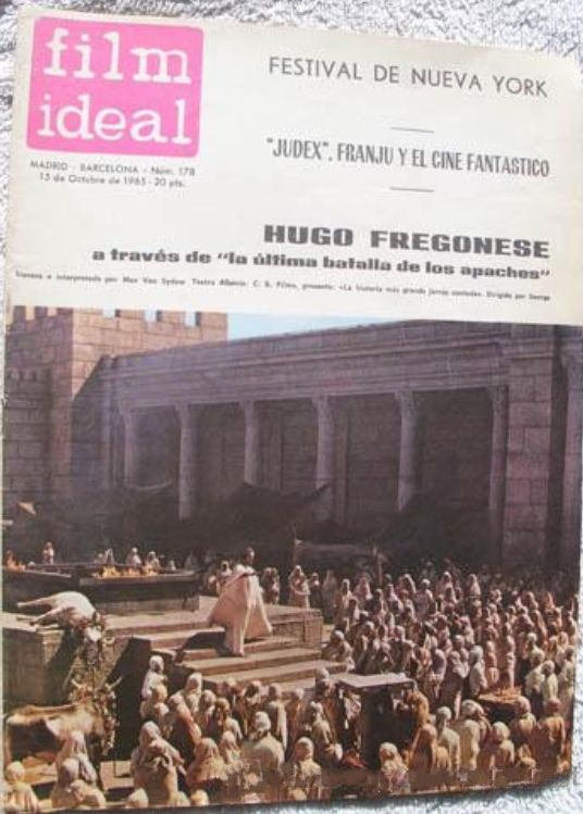 FILM IDEAL magazine side cover Issue 178 15 October 1965