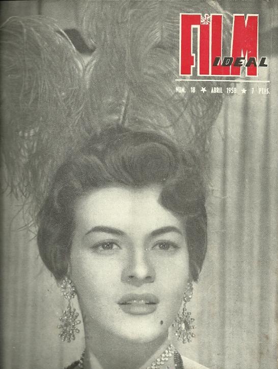 FILM IDEAL magazine side cover Issue 18 April 1958