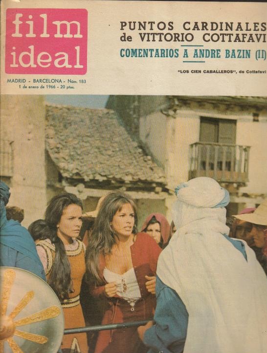 FILM IDEAL magazine side cover Issue 183  1966