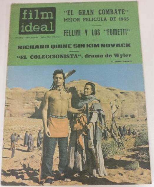 FILM IDEAL magazine side cover Issue 186  1966