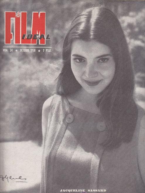 FILM IDEAL magazine side cover Issue 24 October 1958