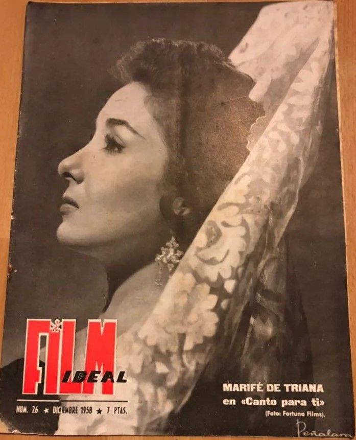 FILM IDEAL magazine side cover Issue 26 December 1958