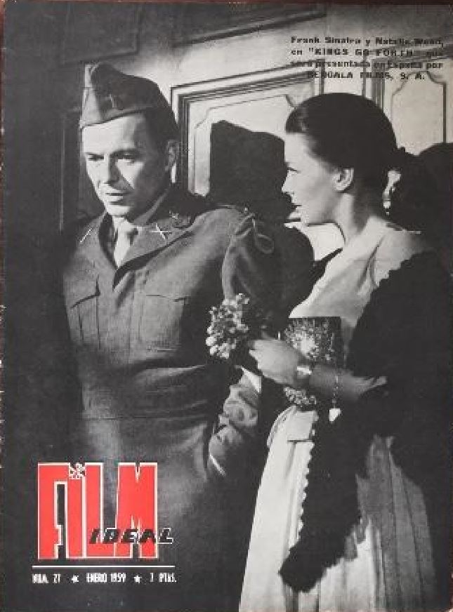 FILM IDEAL magazine side cover Issue 27 January 1959