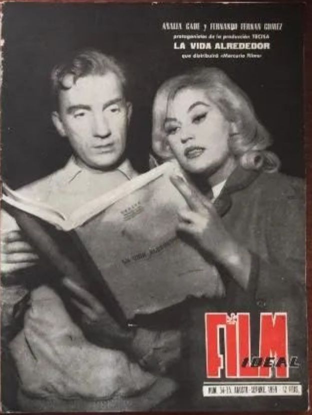 FILM IDEAL magazine side cover Issue 34/35 August/September 1959