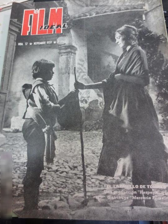 FILM IDEAL magazine side cover Issue 37 November 1959