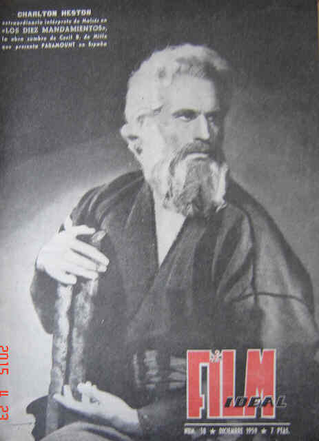 FILM IDEAL magazine side cover Issue 38 December 1959