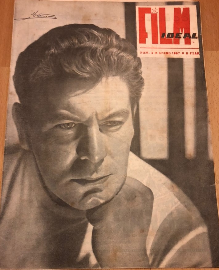 FILM IDEAL magazine side cover Issue 4 January 1957