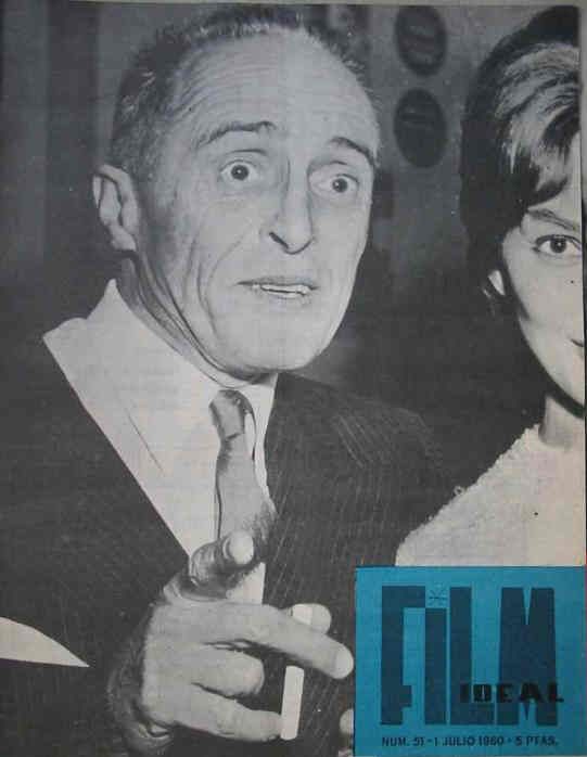 FILM IDEAL magazine side cover Issue 51 1 July 1960