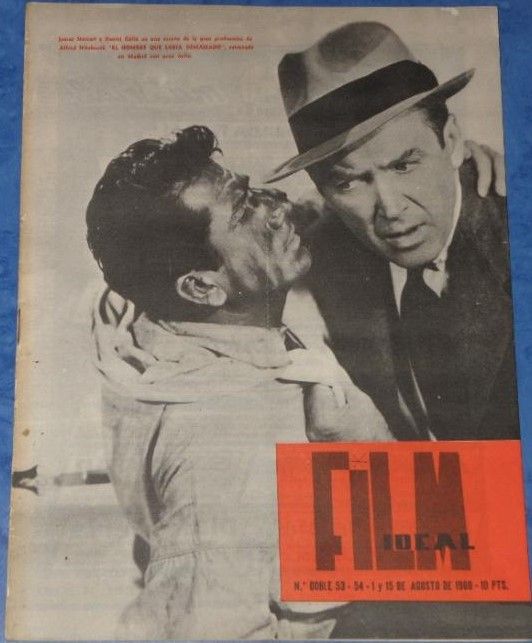 FILM IDEAL magazine side cover Issue 53/54 August 1960