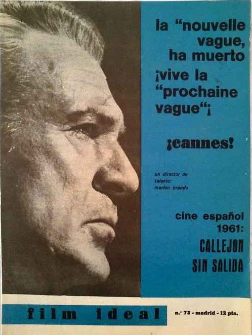FILM IDEAL magazine side cover Issue 73 1 June 1961