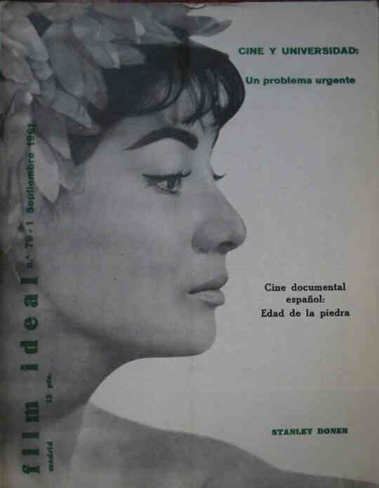 FILM IDEAL magazine side cover Issue 79 1 September 1961
