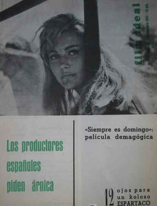 FILM IDEAL magazine side cover Issue 83 1 November 1961