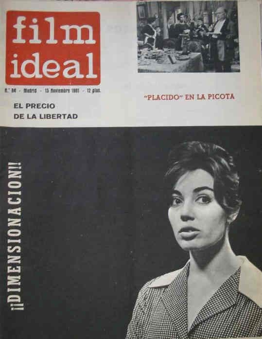 FILM IDEAL magazine side cover Issue 84 15 November 1961