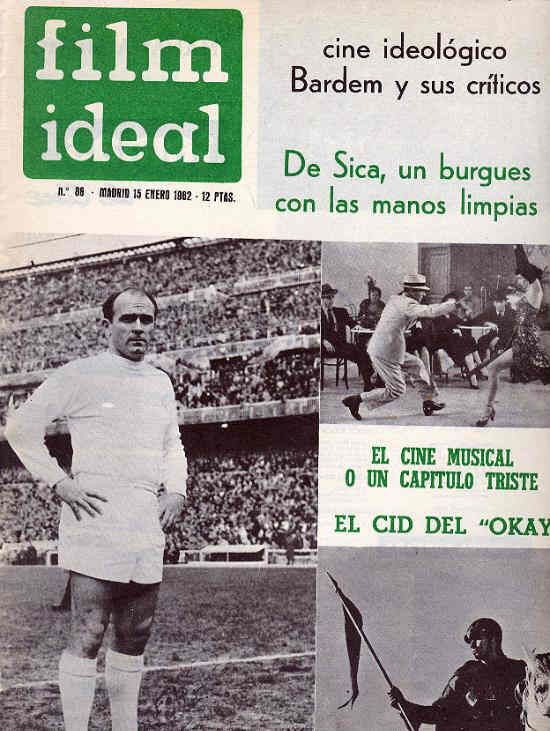 FILM IDEAL magazine side cover Issue 88 15 January 1962