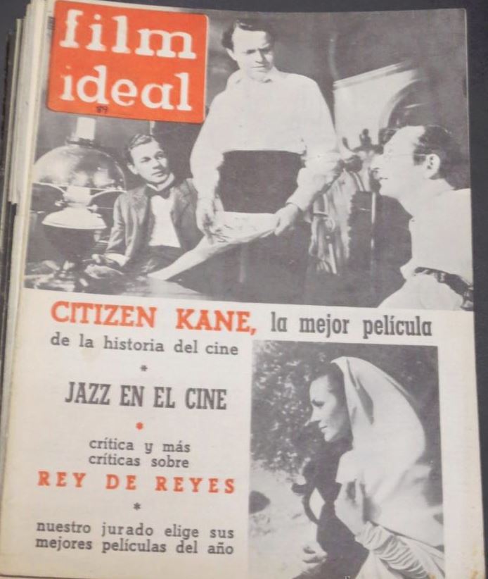 FILM IDEAL magazine side cover Issue 89 1 February 1962