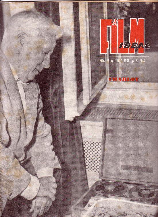 FILM IDEAL magazine side cover Issue 9 June 1957
