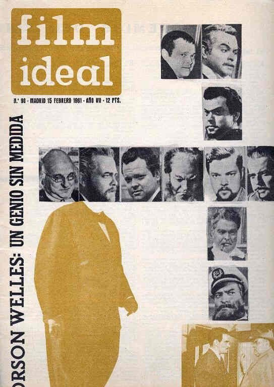 FILM IDEAL magazine side cover Issue 90 15 February 1962