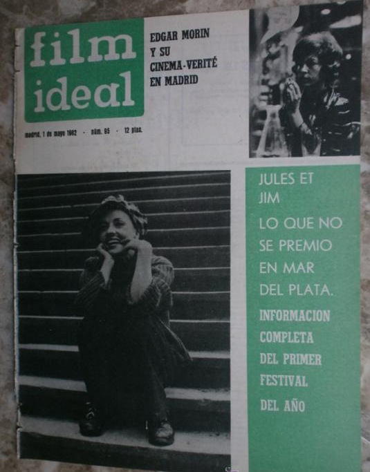 FILM IDEAL magazine side cover Issue 95 1 May 1962