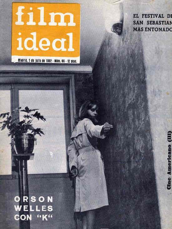 FILM IDEAL magazine side cover Issue 99 1 July 1962