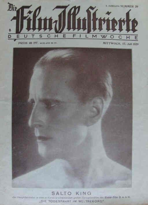 FILM-ILLUSTRIERTE | DIE magazine side cover 17 July 1929