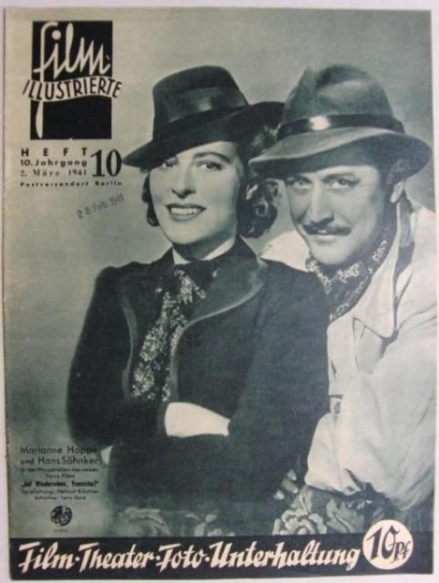FILM ILLUSTRIERTE (1929-43) magazine side cover Issue 10  1941