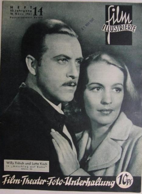 FILM ILLUSTRIERTE (1929-43) magazine side cover Issue 14  1941