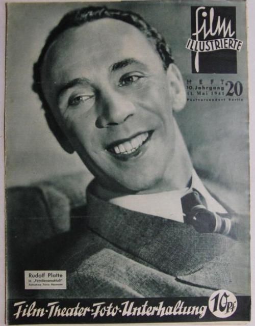 FILM ILLUSTRIERTE (1929-43) magazine side cover Issue 20 11 May 1941