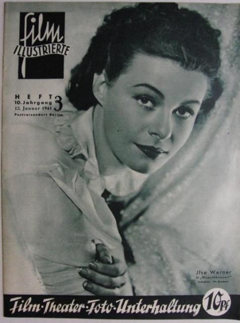 FILM ILLUSTRIERTE (1929-43) magazine side cover Issue 3  1941