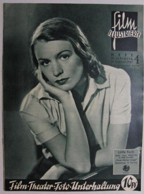 FILM ILLUSTRIERTE (1929-43) magazine side cover Issue 4  1941