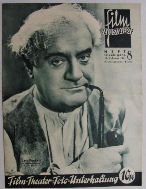 FILM ILLUSTRIERTE (1929-43) magazine side cover Issue 8  1941