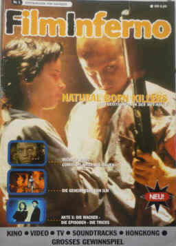 FILM INFERNO (GERMANY) magazine side cover Issue 1  1994