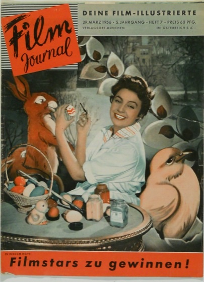 FILM JOURNAL (De) magazine side cover Issue 7 29 March 1956