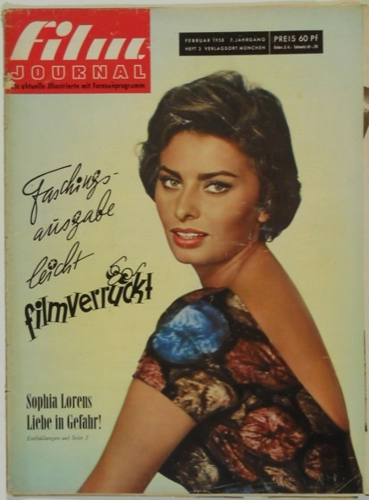 FILM JOURNAL (De) magazine side cover Issue 3 February 1958