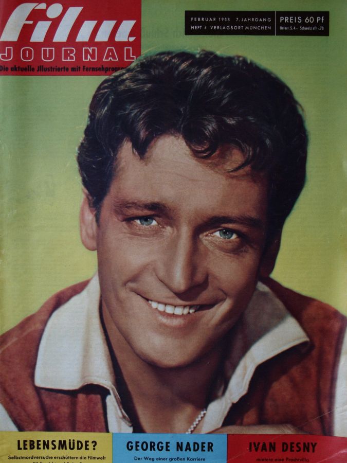 FILM JOURNAL (De) magazine side cover Issue 4 February 1958