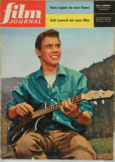 FILM JOURNAL (De) magazine side cover Issue 18 9 September 1958