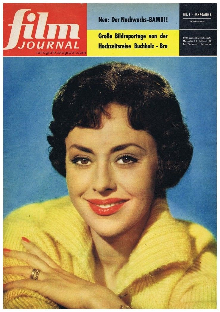 FILM JOURNAL (De) magazine side cover Issue 1 13 January 1959